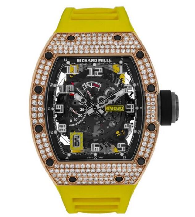 Richard Mille RM030 Diamond Titanium Rose Gold Automatic watches for sale